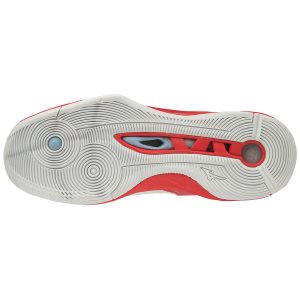 Mizuno Wave Momentum Παπουτσια Βολλευ Γυναικεια - Ασπρα/Κοκκινα